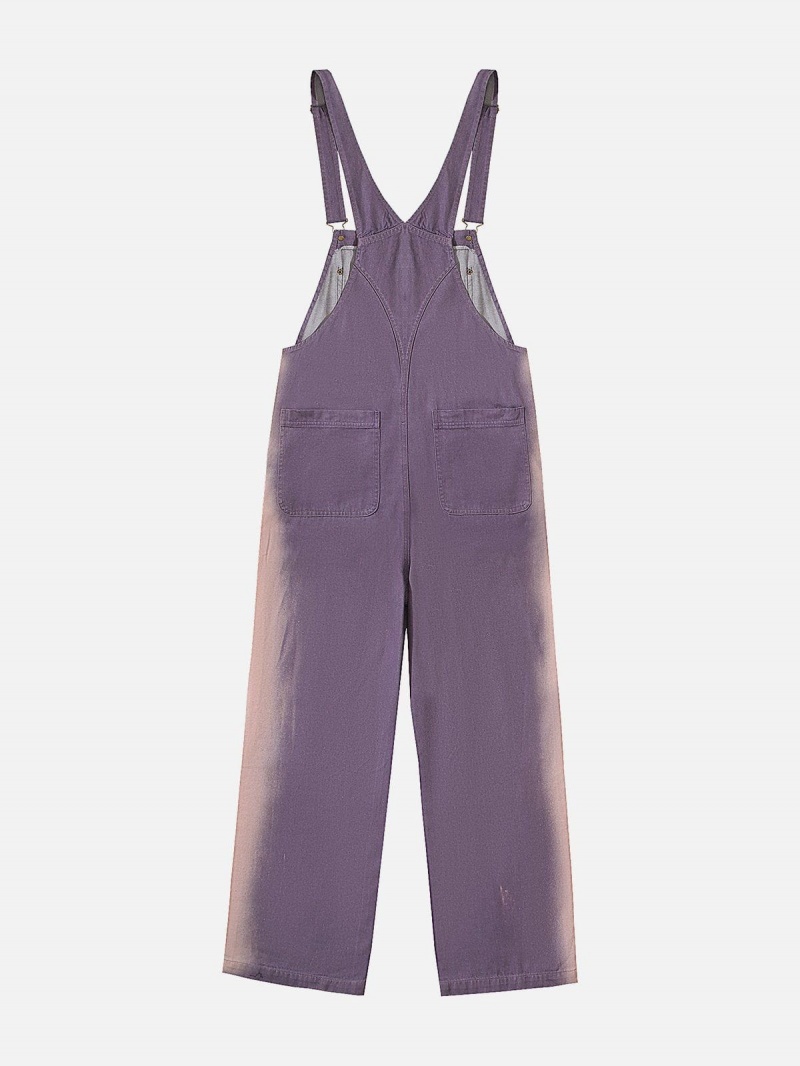 Pantalon Aelfric Eden Star Fringed Overalls Violette | TLA-08403093